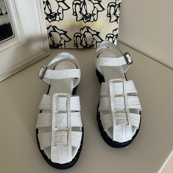 Freda Salvador Shoes - Freda Salvador Sera Fisherman White Platform Sandals